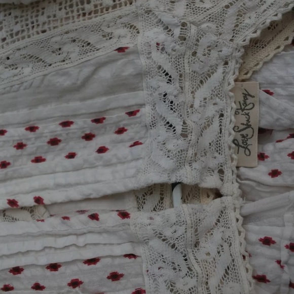 Loveshackfancy Stella Dress in Ivory Ikat - Picture 3 of 3